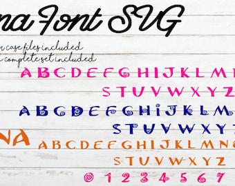 Moana Letters Font SVG / Cut File/ Instant Download/ Cricut/ Individual letters only