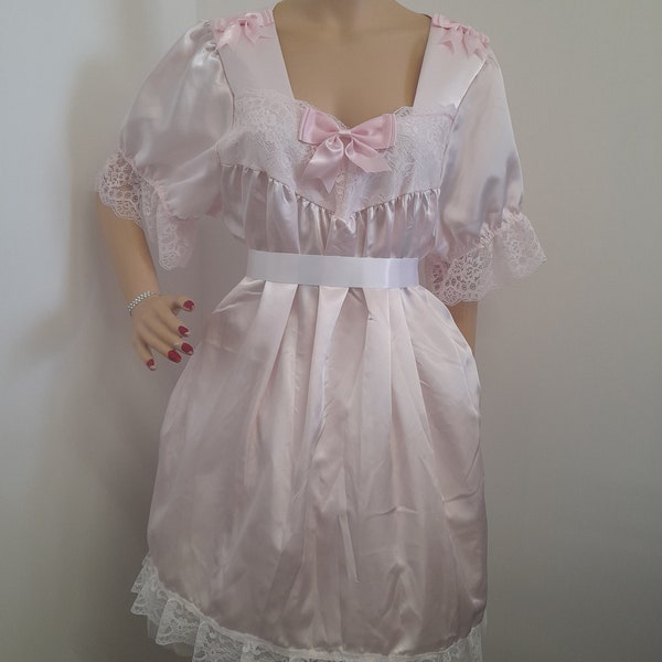 Crossdressing Lace Nightgown main image 1