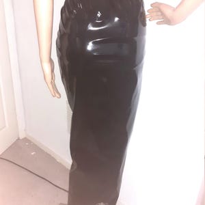 Size 8-24 UK Ladies Shiny PVC, Hobble, Restricted, Skin Tight, Steampunk, Maxi skirt