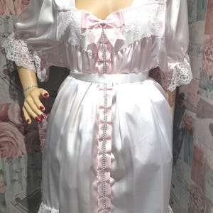 Satin,Sissy,Dress,Adult Baby,Maid,Cosplay ,cross-dresser,x dress,cross dressing