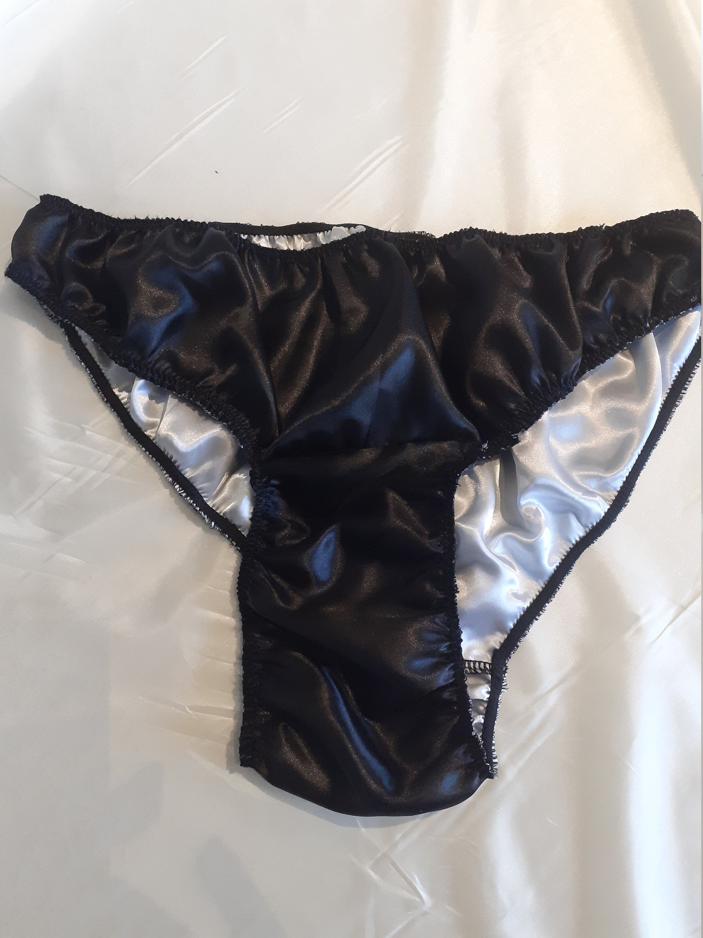 Knickers underwear Made for Men Lingerie Bikini,DOUBLE Lined Satin Shiny,Panties 8-28 Ladies CD/TV,Adult