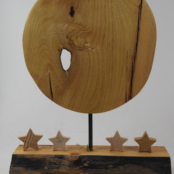 Holzskulptur,Kunst aus Holz, Skulptur aus Holz, Handgemacht, Holzkunst, Kunstobjekt aus Holz, Wohndeko