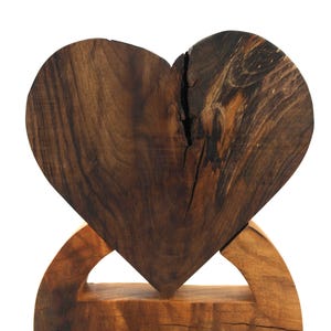 Large wooden heart, XL wooden sculpture, decorative heart, wooden art, wooden sculpture, wooden heart, home decoration, guest gift, art object, wedding, heart