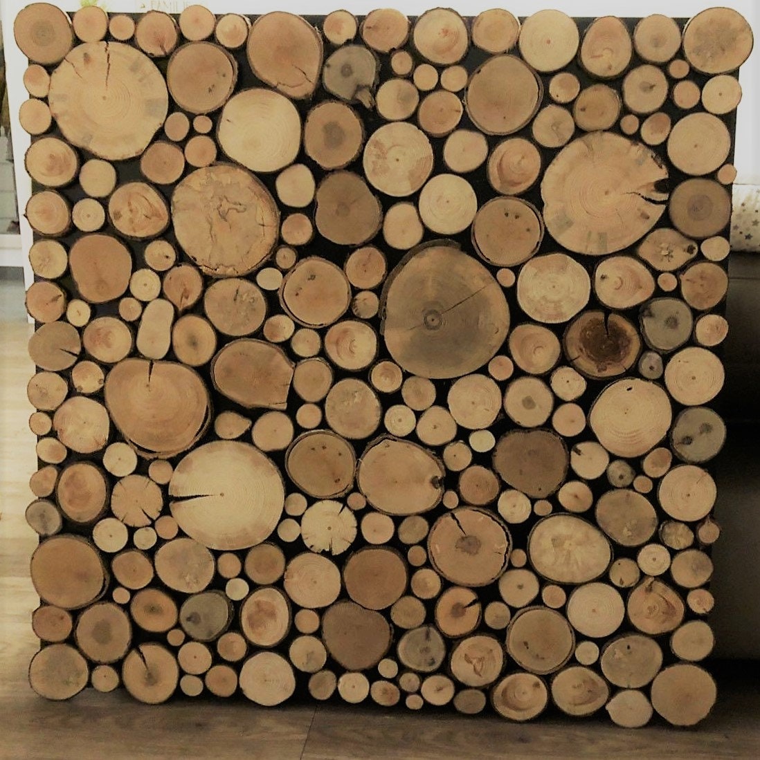 Unfinished Natural with Tree Bark Wood Slices 10 Pcs 4.2-4.7 inch Disc  Coasters Wood Coaster Pieces Craft Wood kit Circles Crafts Christmas  Ornaments