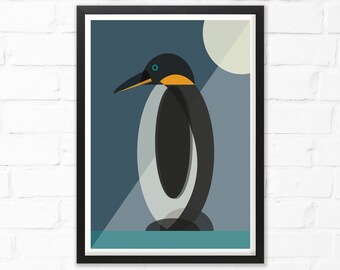 画材 Penguin Bib Amazon.com: 3dRose ht_113120_2 Cute Penguin, Black and White