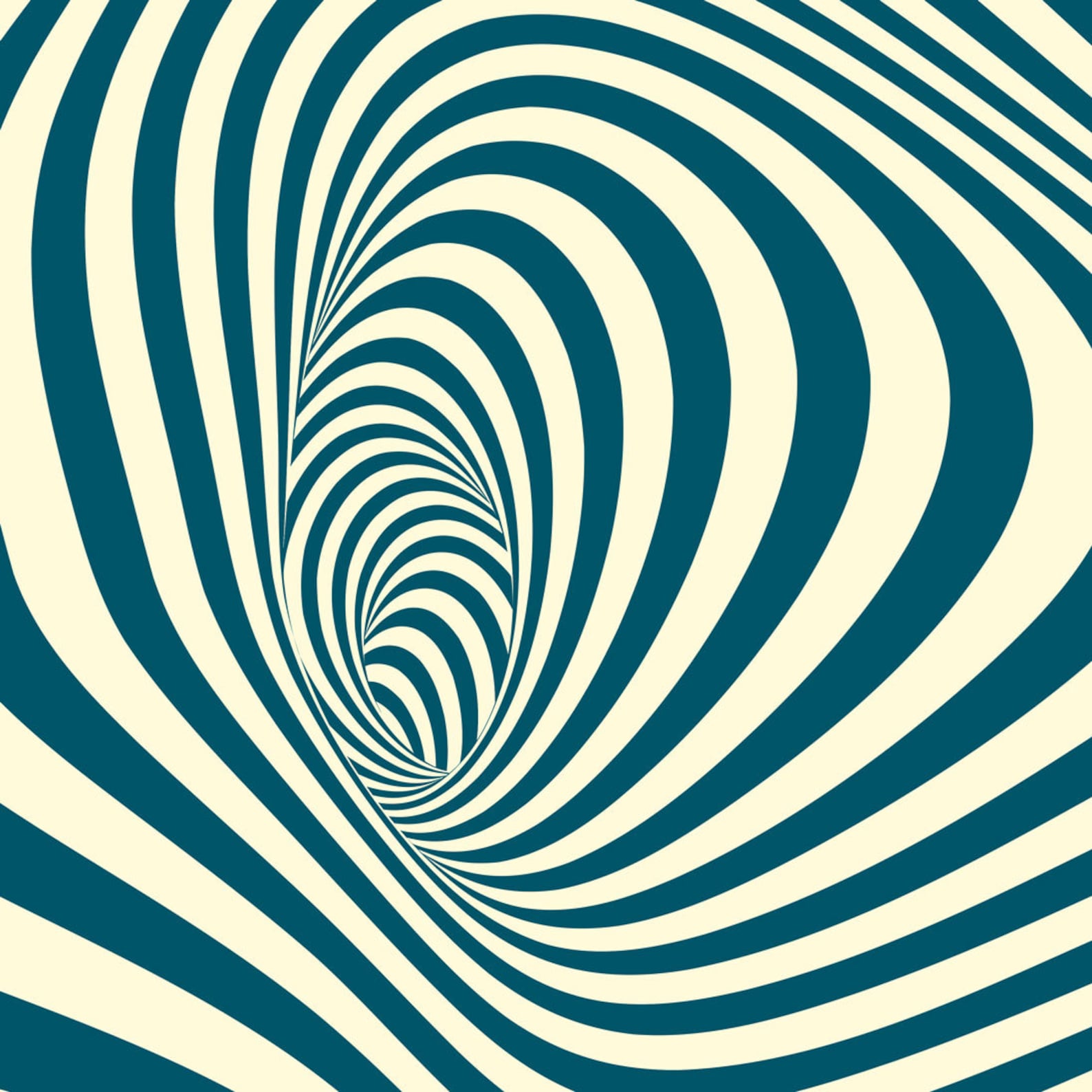 Hypnotic Spiral Fine Art Print. Spiral Art. Hypno. Mid Century - Etsy UK