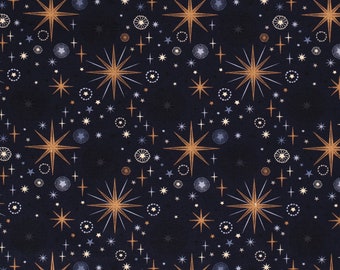 Baumwolle Eiskristalle blau klaranähta Sterne Baumwolle Eiskristalle blau klaranähta Sterne