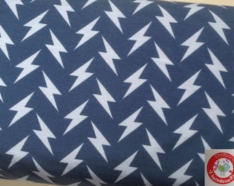 Jersey -  Blitze - blau