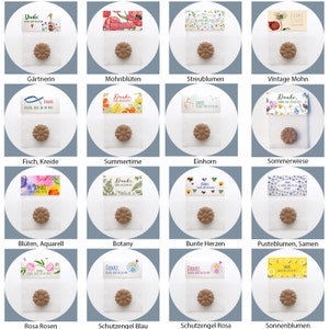 BIOLOGISCHE Giveaways Zaadbommetjes Bruiloft &#39;Thank You&#39; Verjaardag Communie Doopbevestiging