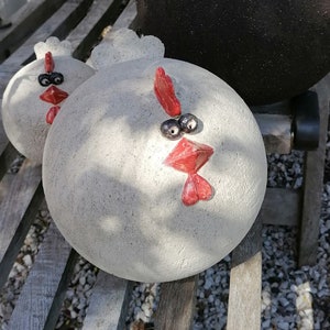 Chicken Ceramic 30 cm - Bird - Garden Decoration - Decoration - Garden