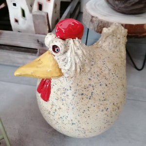 Chicken Ceramic - Bird - Garden Decoration - Decoration - Garden