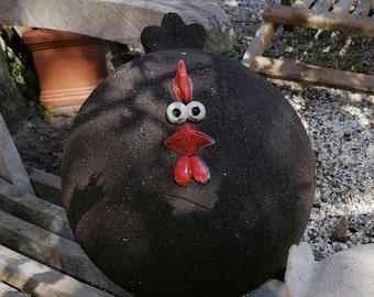Chicken Ceramic 30 cm - Bird - Garden Decoration - Decoration - Garden