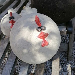 Ceramic Chicken 20 cm - Bird - Garden Decoration - Decoration - Garden