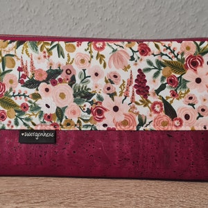 Kosmetiktasche/Federmäppchen Baumwolle/Kork