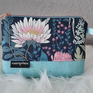 kleines Schminktäschchen Canvas/Kork