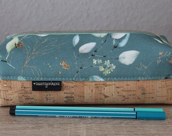 Pencil case, pencil case with cork