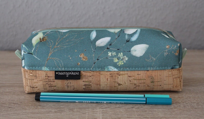 Pencil case, pencil case with cork image 1