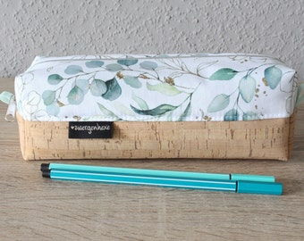 Pencil case, pencil case with cork