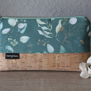 Kosmetiktasche/Federmäppchen Baumwolle/Kork