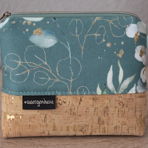 kleines Schminktäschchen Canvas/Kork