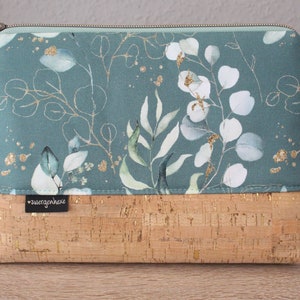 Kulturtasche Baumwolle/Kork mit Innenfach
