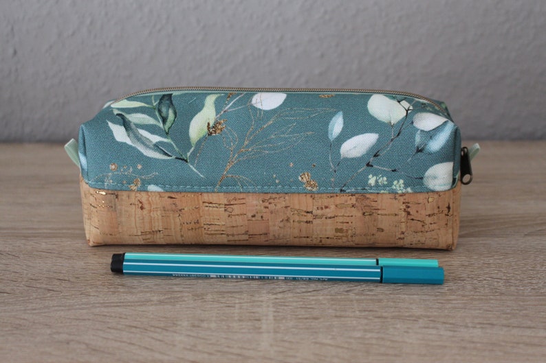 Pencil case, pencil case with cork image 2