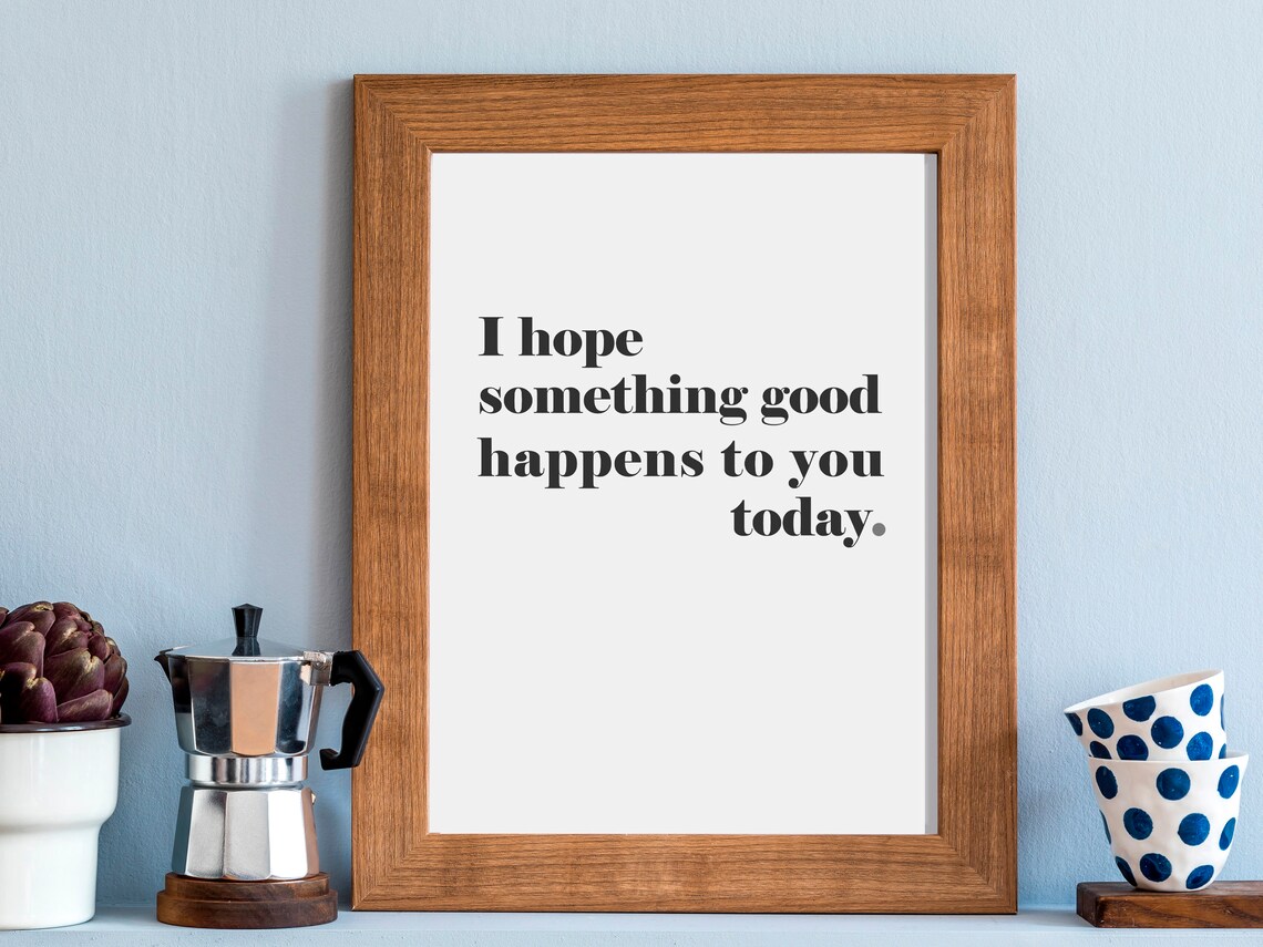 Poster mit Spruch zum Selbstausdrucken in DIN A4 Positive - Etsy.de