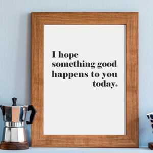 Poster mit Spruch zum Selbstausdrucken in DIN A4 Positive Etsy.de