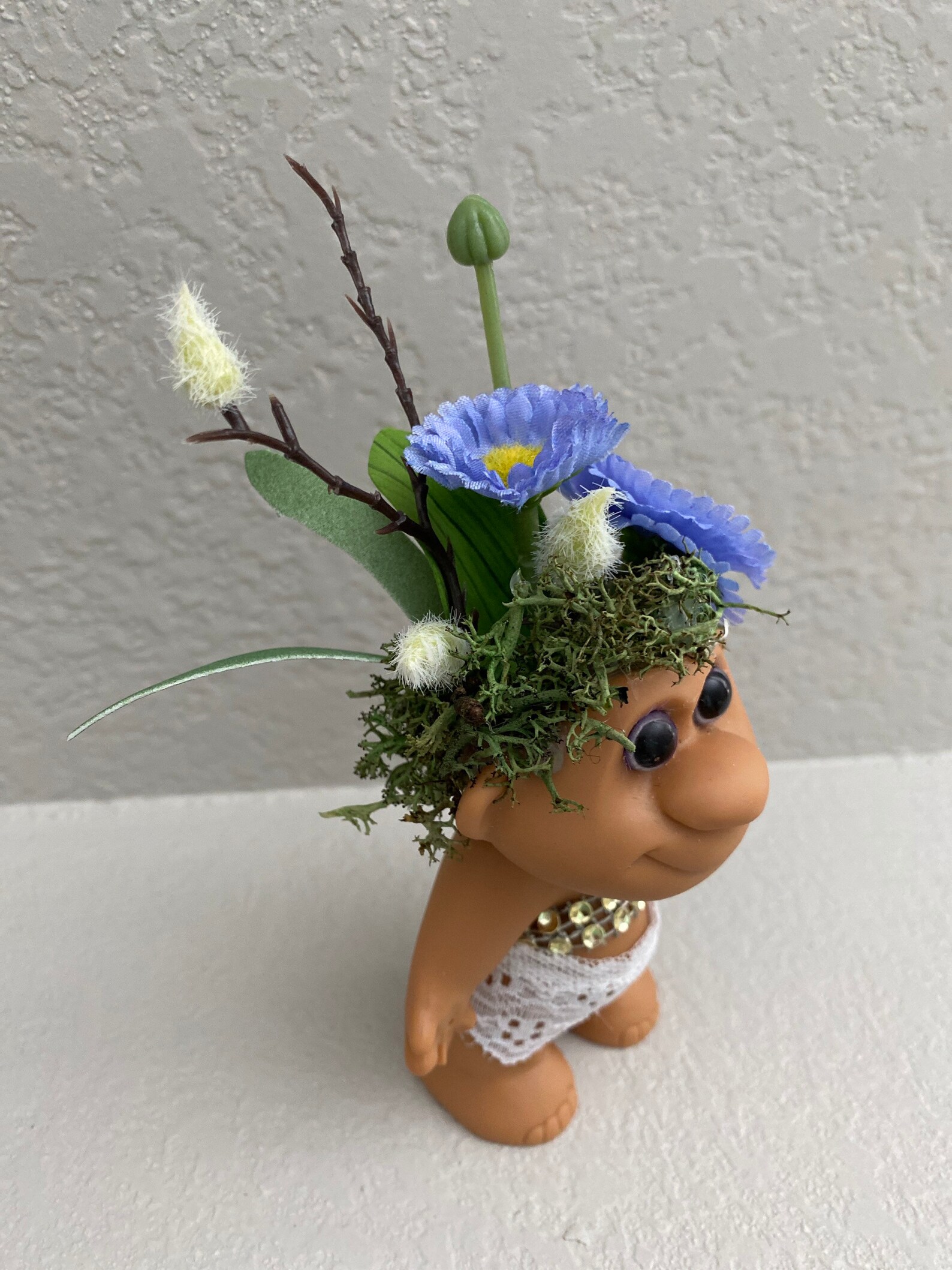 Suculento Troll Planta de Escritorio Troll Vintage Regalo | Etsy