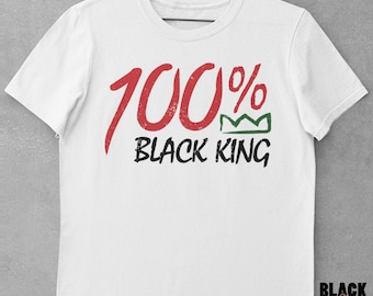 100% Black King T-Shirt