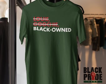 Black-Owned T-shirt | Black Owned | Black Designer | Black Empowerment | Black Business | Black Pride Shirt | Black Power Shirt