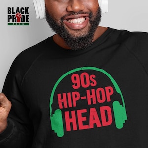 90er Hip-Hop Kopf Sweatshirt | 90er Hip-Hop Sweatshirt | Hip-Hop Sweatshirt | Old School Hip-Hop Sweatshirt | 90er Rap Sweatshirt