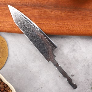 Chef&#39;s Knife Blank Petty Paring Knife Blade Hidden Tang Knife Making
