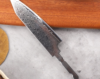 Kochmesser-Rohling, kleine Paring-Messerklinge, versteckte Tang-Messerherstellung