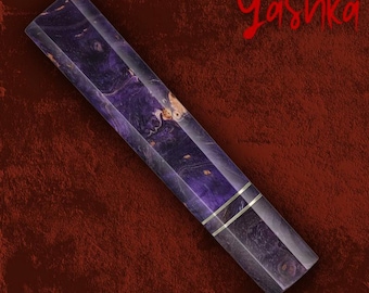 Chef Knife Handle 5.5 Inch Replacement Wa handles Purple