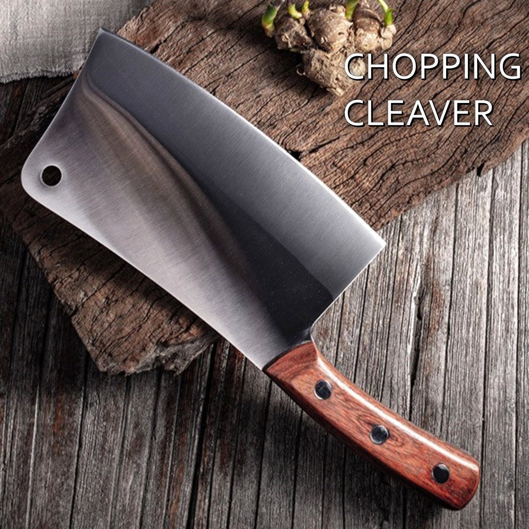 Chef　Etsy　Chinese　Butcher　Tool　Bones　Cleaver　Chopping　Knife　日本