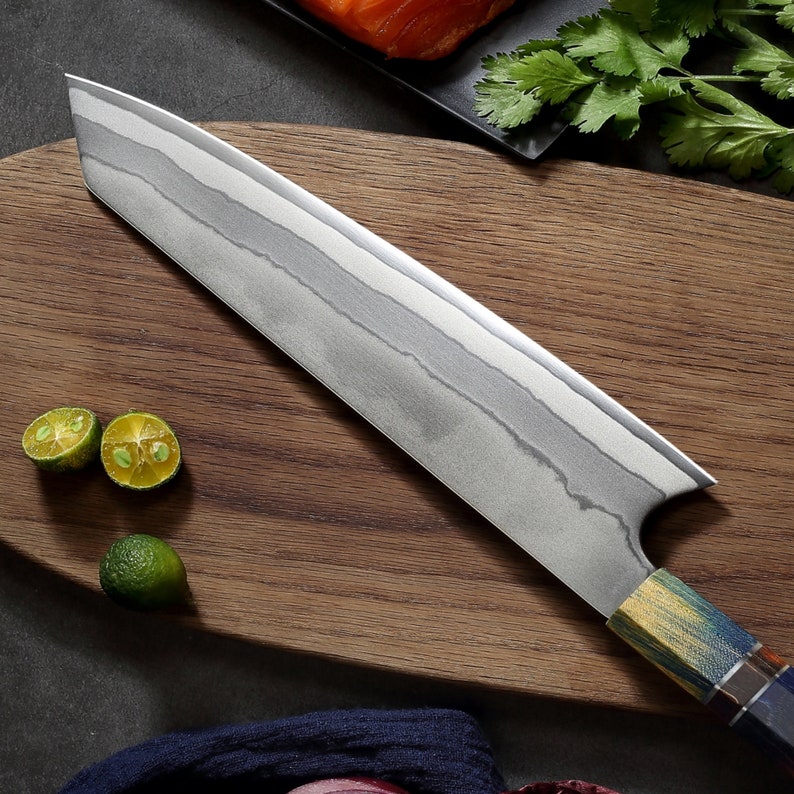 Chef Knife Japanese Kiritsuke Blade Shape Home Cooking Tools Etsy