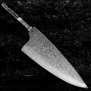 Coltello da chef con lama grezza, fai da te, creazione di coltelli da billetta, hobby domestico, coltello da cucina