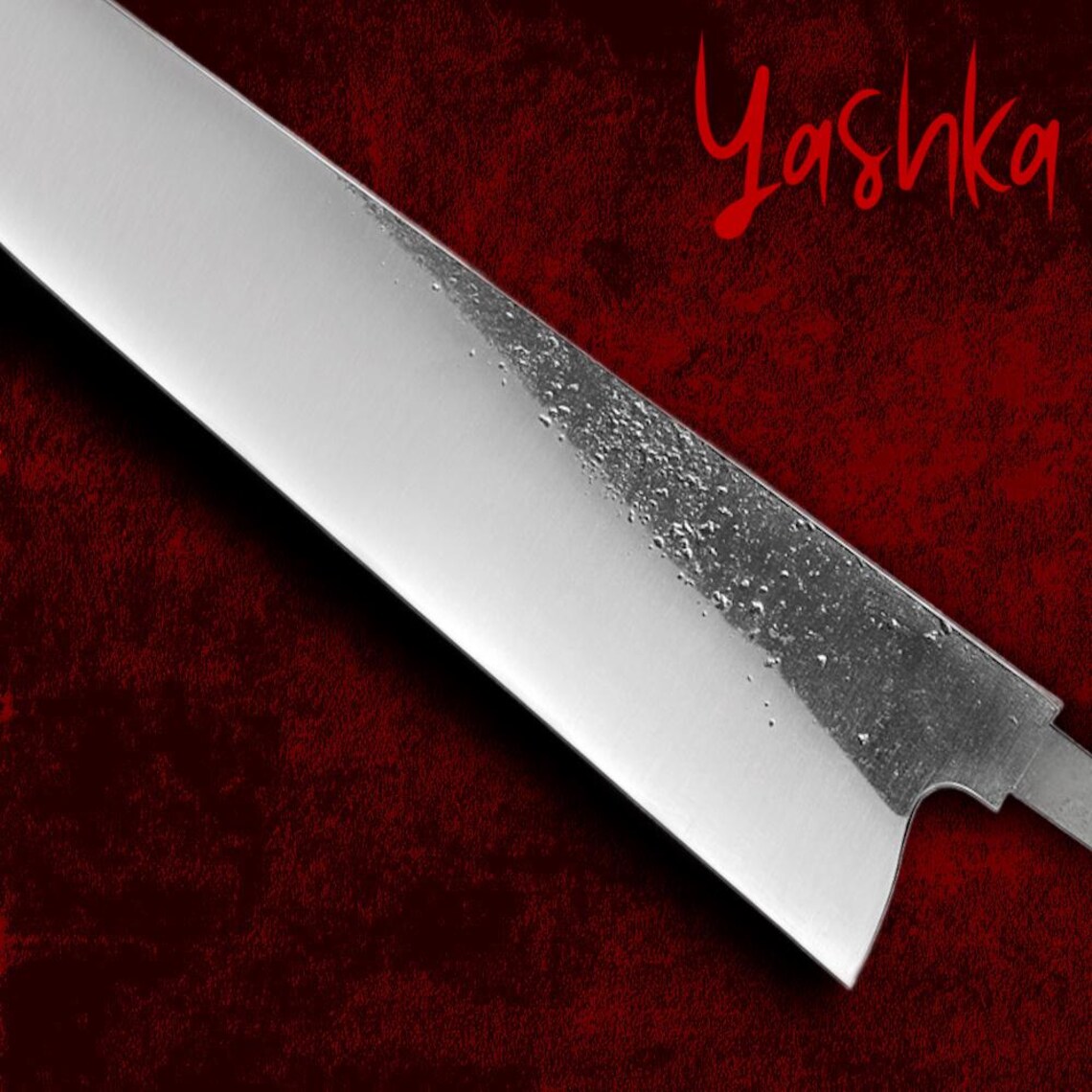 Chef Knife Blank Blade Japanese Bunka Shape Knife Making Hobby - Etsy
