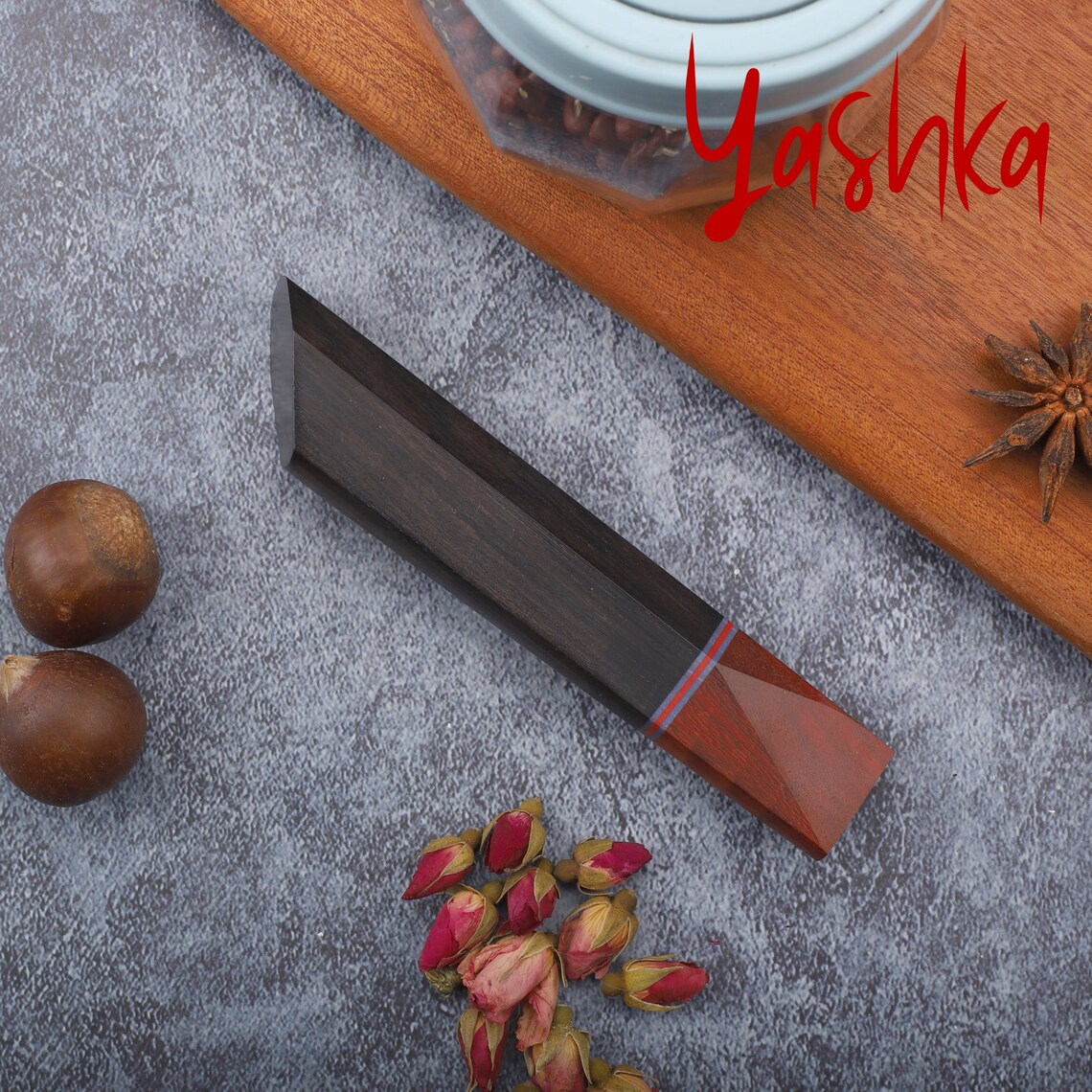 Chef Knife Handle Craft Supplies DIY Custom Knife Japanese Etsy