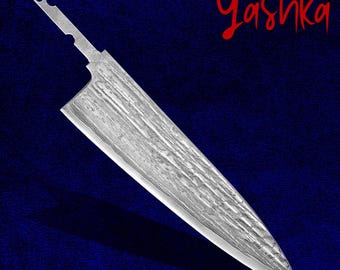 8 Inch Chef Knife Blank, High Carbon Stainless Steel DIY Blade