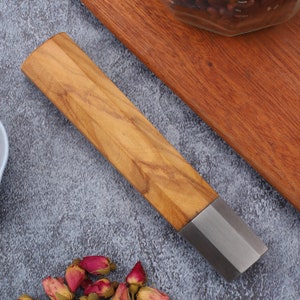 Couteau de chef avec manche en bois d&#39;olivier, fabrication de produits de loisirs créatifs pour la maison