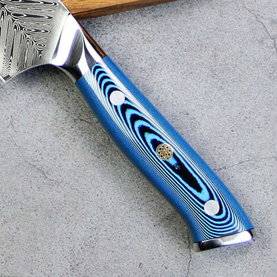 Chef Knife Japanese Bunka Blade Shape Cleaver Kitchen Knife Home ...