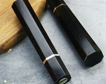 DIY Kochmessergriff Aus Holz – Ersatzgriff Für Japanische Küchenmesser, Handpoliert (nur Griff)