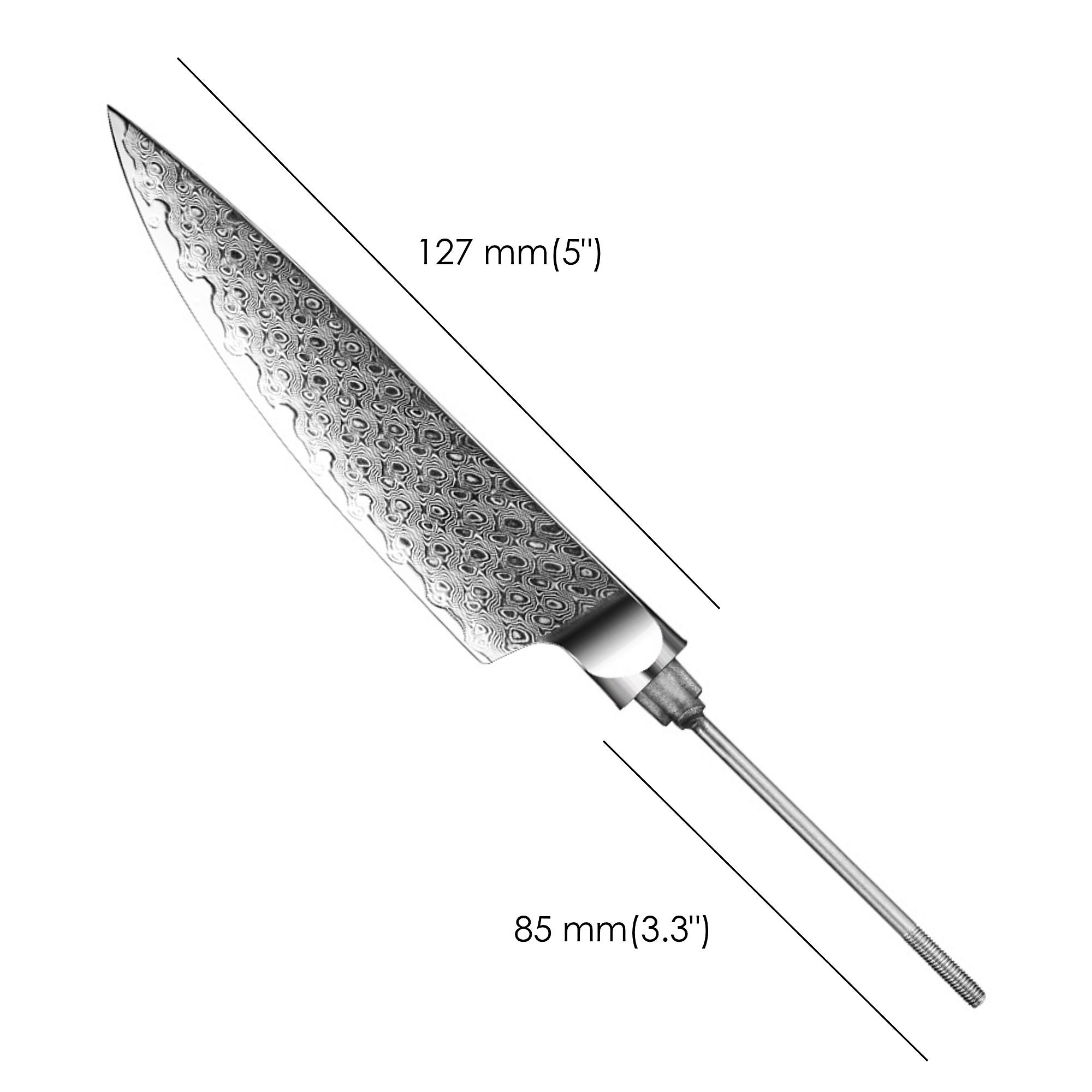 Chef Knife Blank Blade Craft Supplies Home Hobby Knife Making Etsy