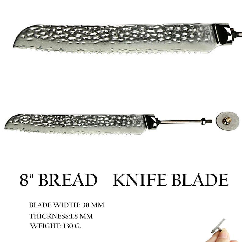 Blank Blade DIY Chef Knife Knife Making Kitchen Knife 8 Inch Etsy