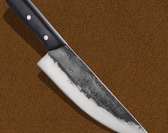 Handmade Chef Knife Clad Forged Steel Butcher Tools Kitchen Knife