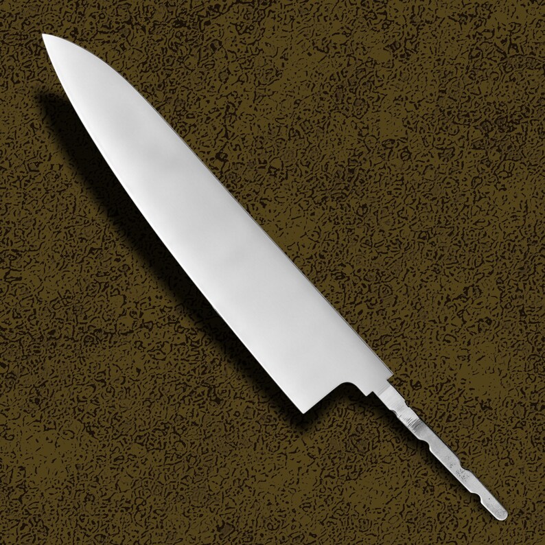 Chef Knife Blank Blade Japanese Gyuto Shape Billet Knife Etsy