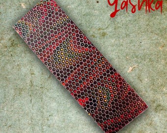 Honeycomb Resin Plate Patch DIY Knife Making Craft Materials Multicolor