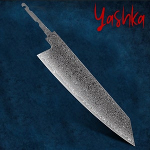 Chef Knife Blank Japanese Kiritsuke Blade Shape DIY Kitchen Tool Minimalist Design